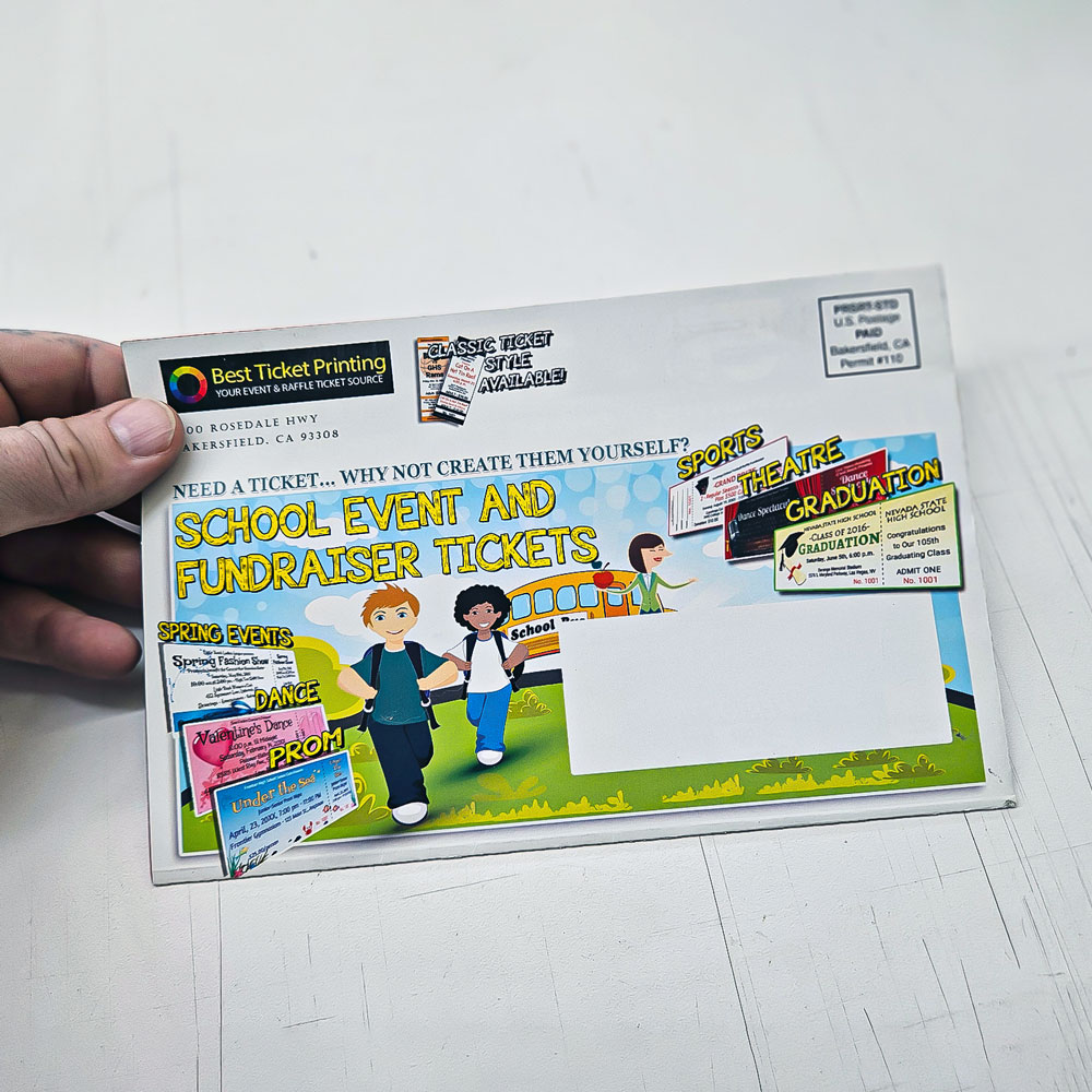 Ticket Design Mailer 01