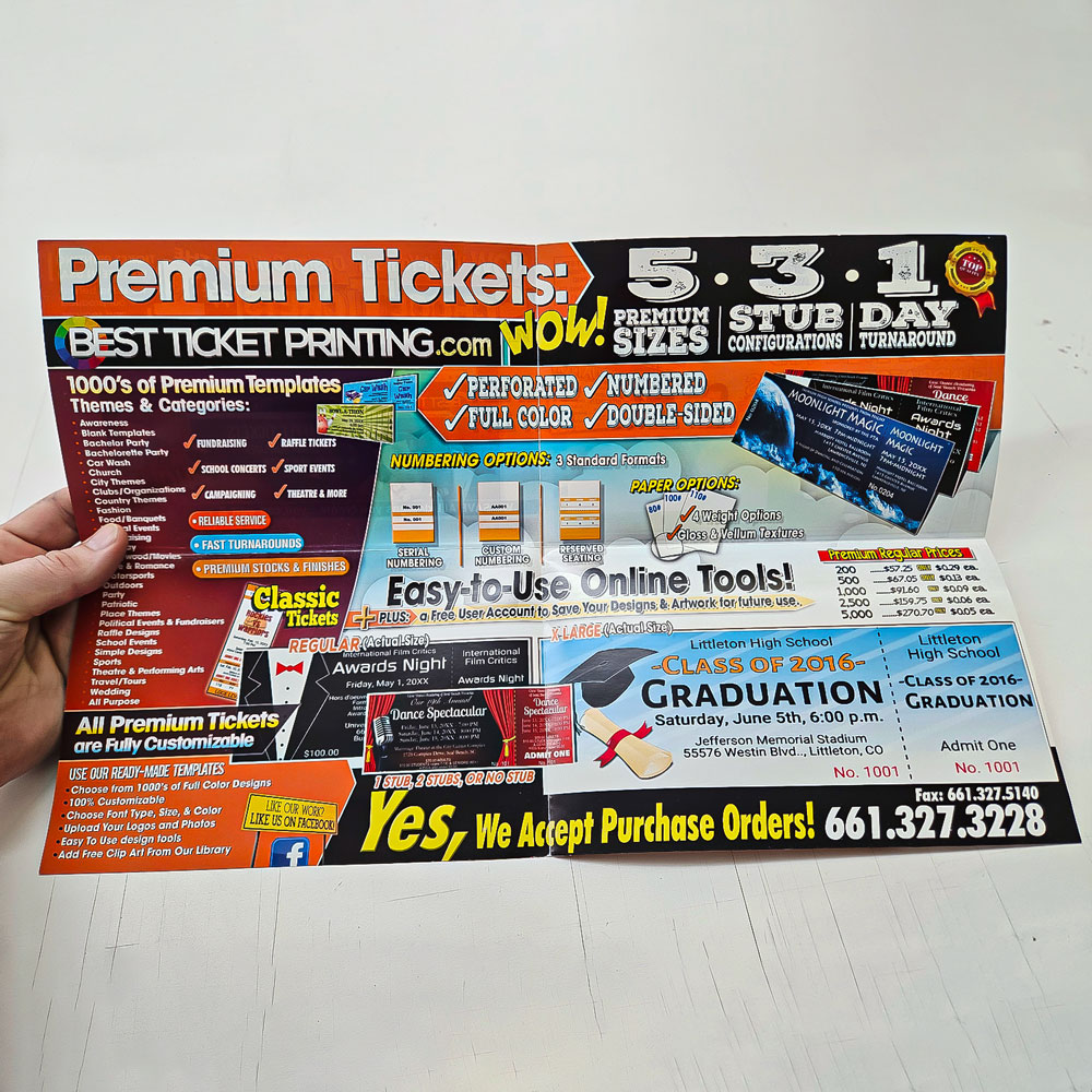 Ticket Design Mailer 03