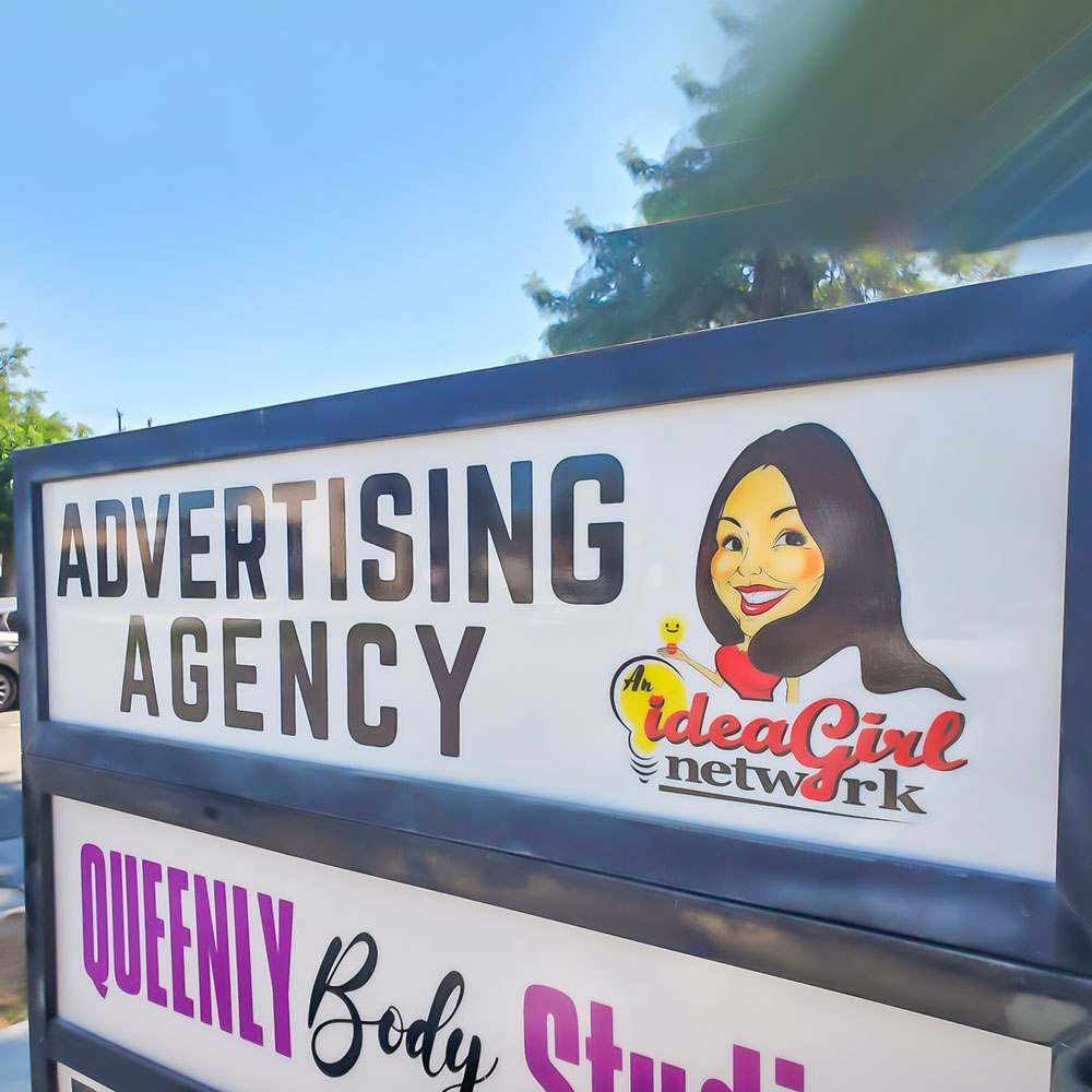 Business Logo and Lighted Sign Creation